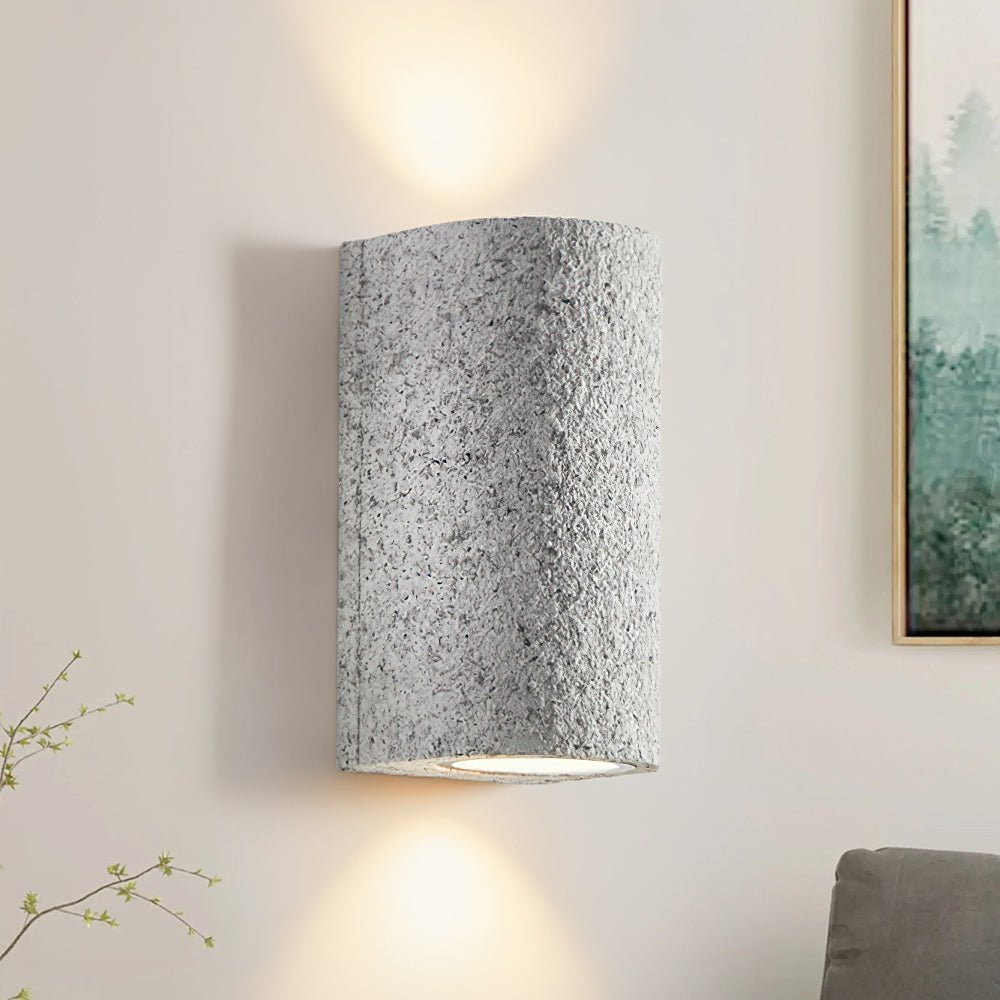 Lámpara de Pared LED Moderna Cilíndrica Estilo Wabi-Sabi con Luz Cálida 3000K – Ideal para Salones y Dormitorios 0