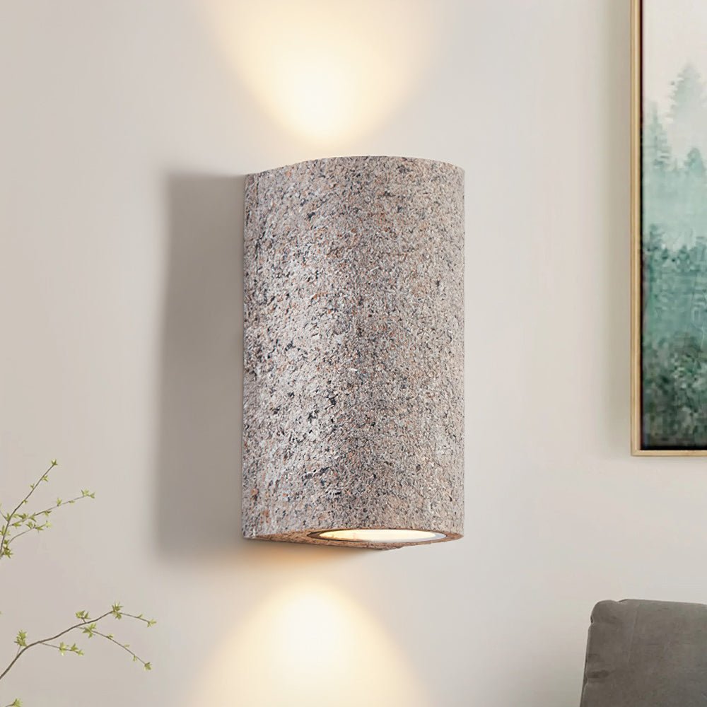 Lámpara de Pared LED Moderna Cilíndrica Estilo Wabi-Sabi con Luz Cálida 3000K – Ideal para Salones y Dormitorios 5