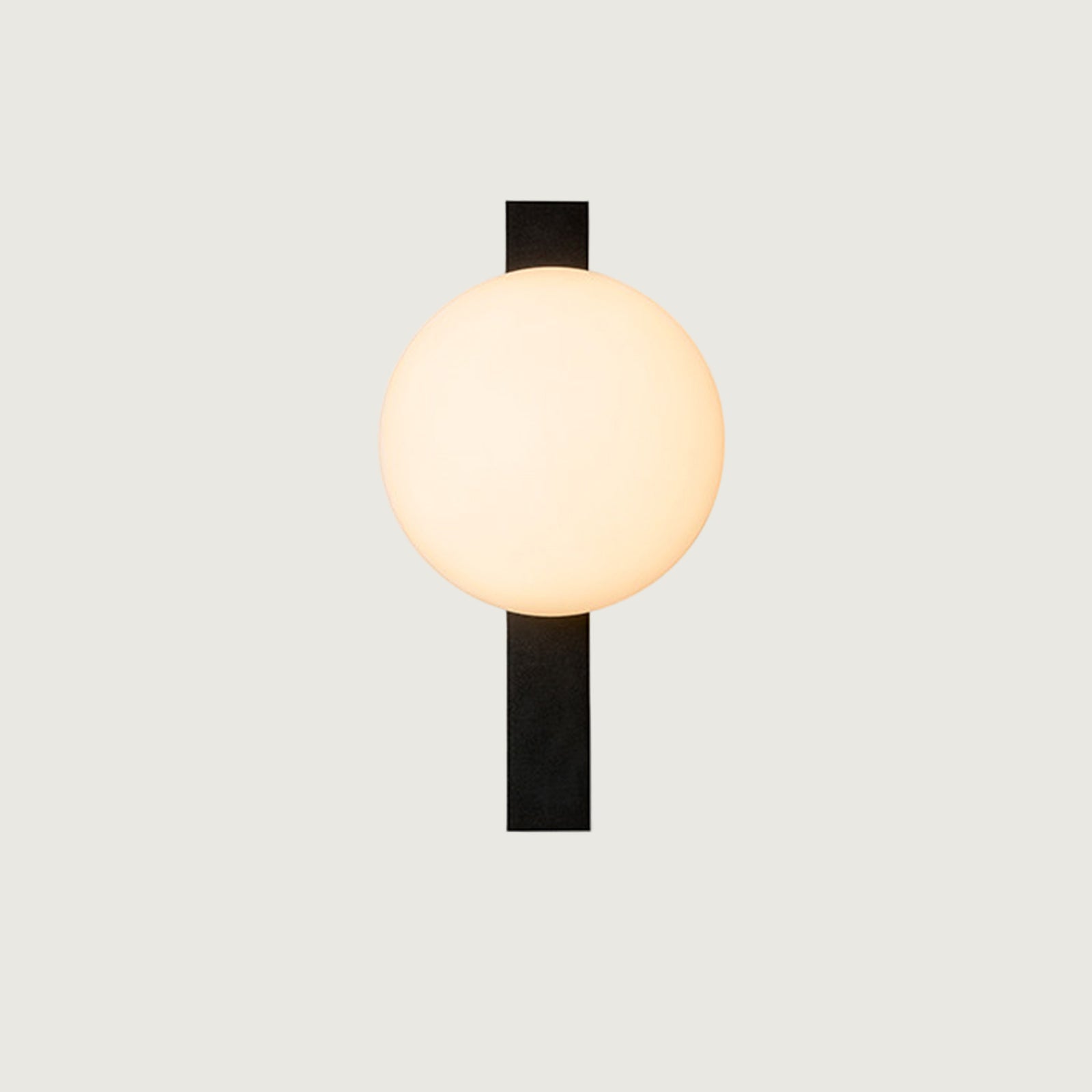 Lámpara de Pared LED Moderna Circ 3720, Difusor Esférico, Acabado Negro, Ideal para Interiores, 15.7 cm Diámetro 6