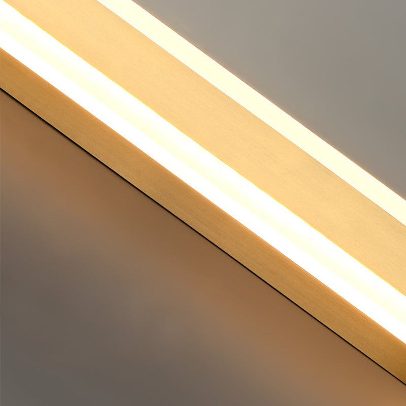 Lámpara de Pared LED Moderna con Acabado en Bronce y Diseño de Tiras Largas 3