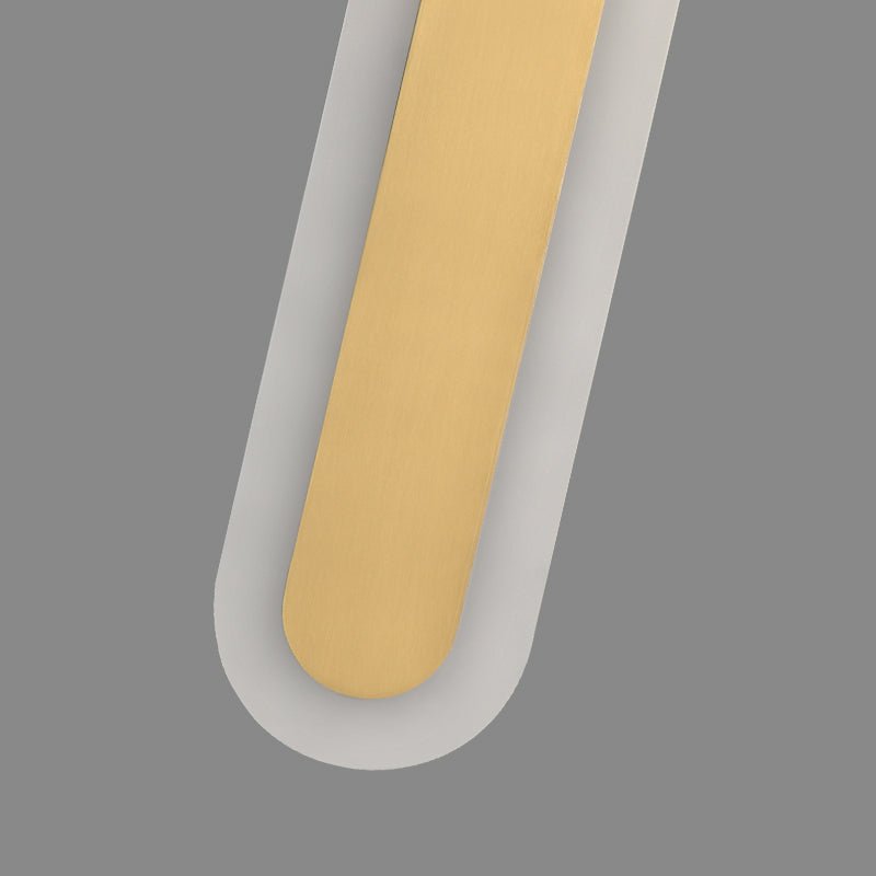 Lámpara de Pared LED Moderna con Acabado en Bronce y Diseño de Tiras Largas 4
