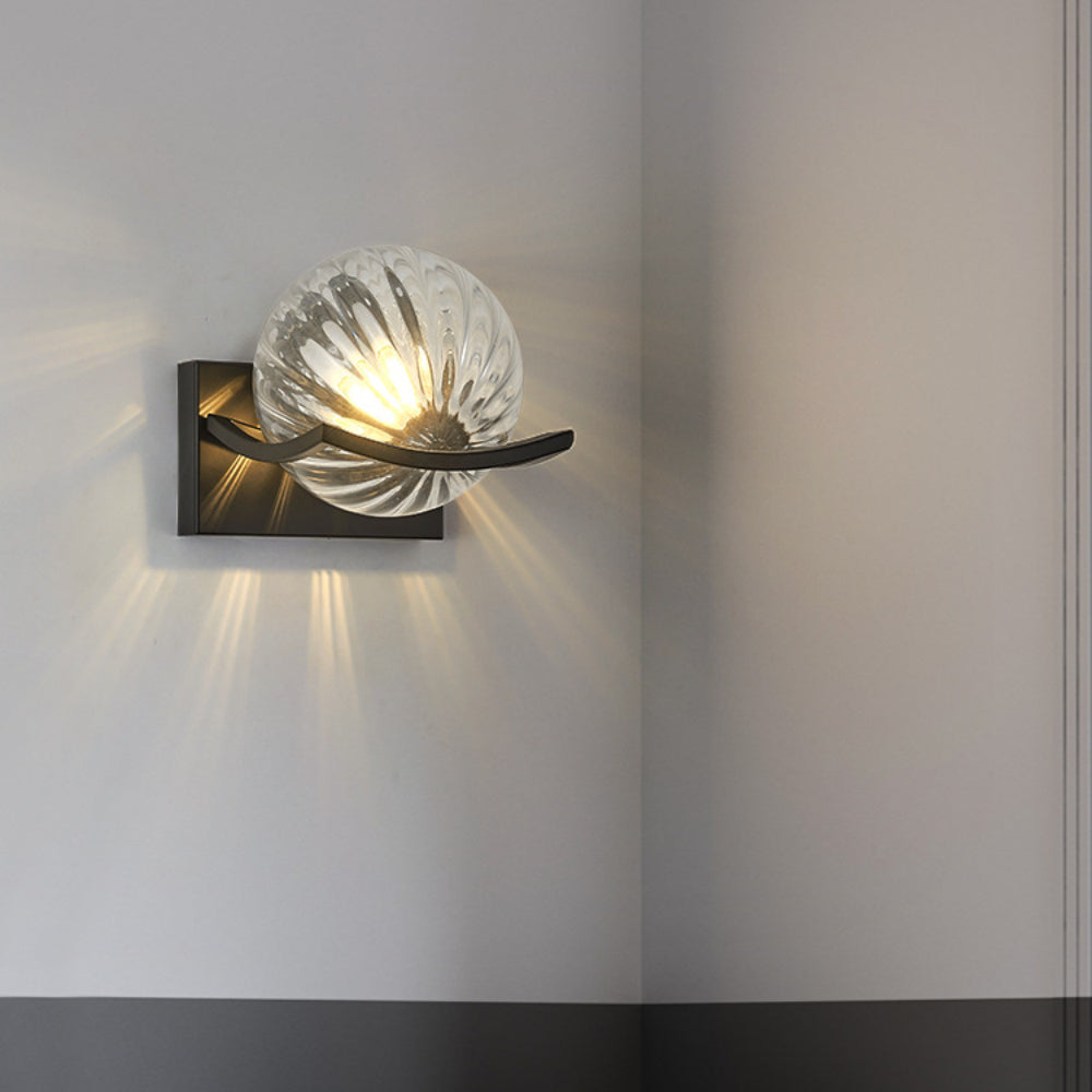 Lámpara de Pared LED Moderna de Vidrio para Iluminación Elegante - Aplique Pared Compacto 15cm x 18cm 3