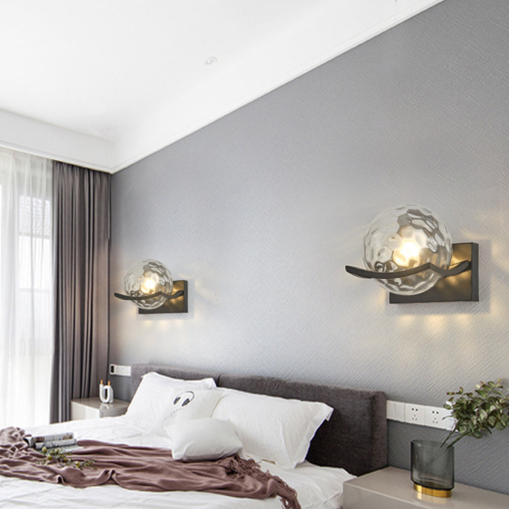 Lámpara de Pared LED Moderna de Vidrio para Iluminación Elegante - Aplique Pared Compacto 15cm x 18cm 5