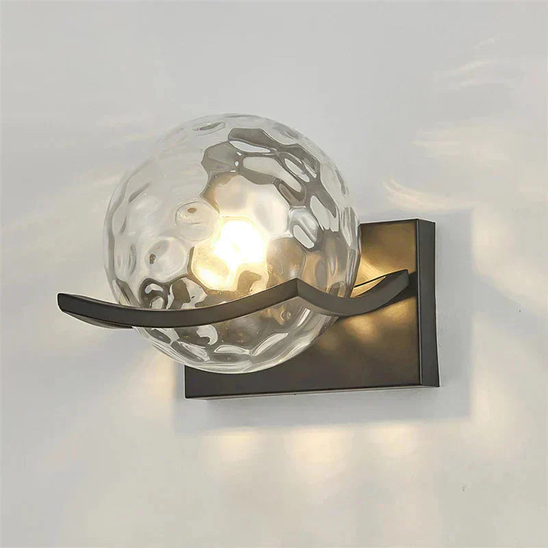 Lámpara de Pared LED Moderna de Vidrio para Iluminación Elegante - Aplique Pared Compacto 15cm x 18cm 6
