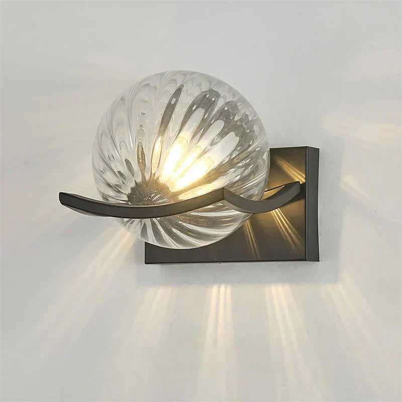 Lámpara de Pared LED Moderna de Vidrio para Iluminación Elegante - Aplique Pared Compacto 15cm x 18cm 8