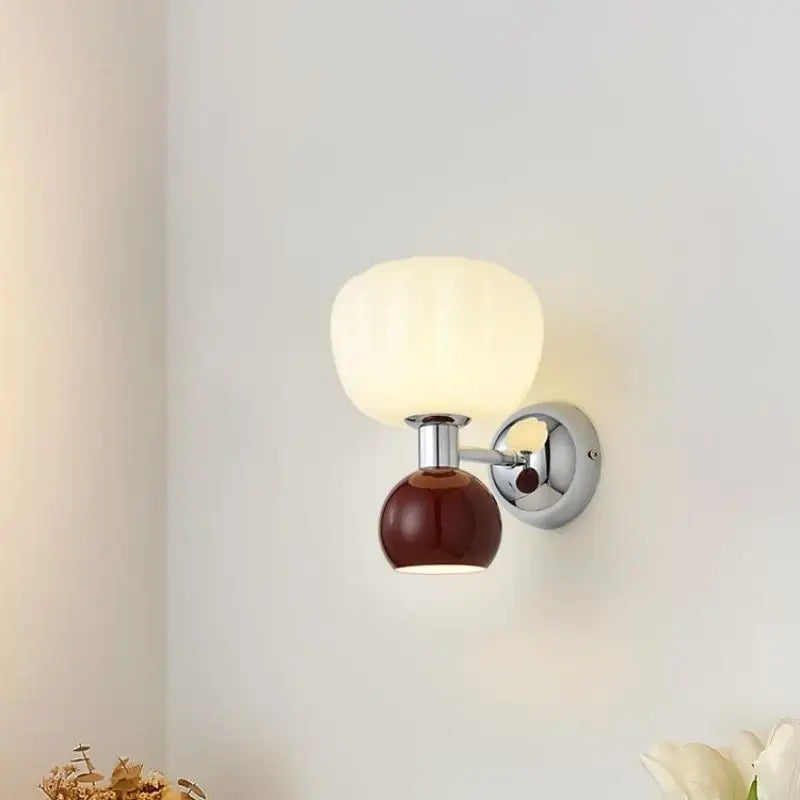 Lámpara de Pared LED Moderna en Color Crema, Aplique Pared Eficiente y Elegante para Iluminación Interior 4