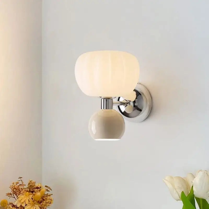 Lámpara de Pared LED Moderna en Color Crema, Aplique Pared Eficiente y Elegante para Iluminación Interior 8