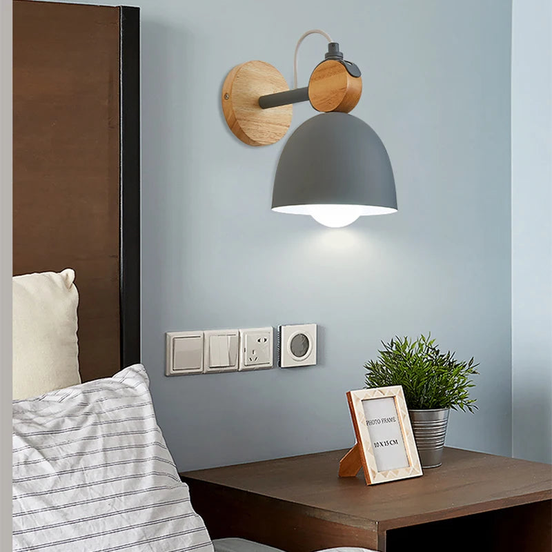 Lámpara de Pared LED Nordic de Diseño Escandinavo con Iluminación Brillante y Eficiente – Ideal para Salas y Dormitorios 4
