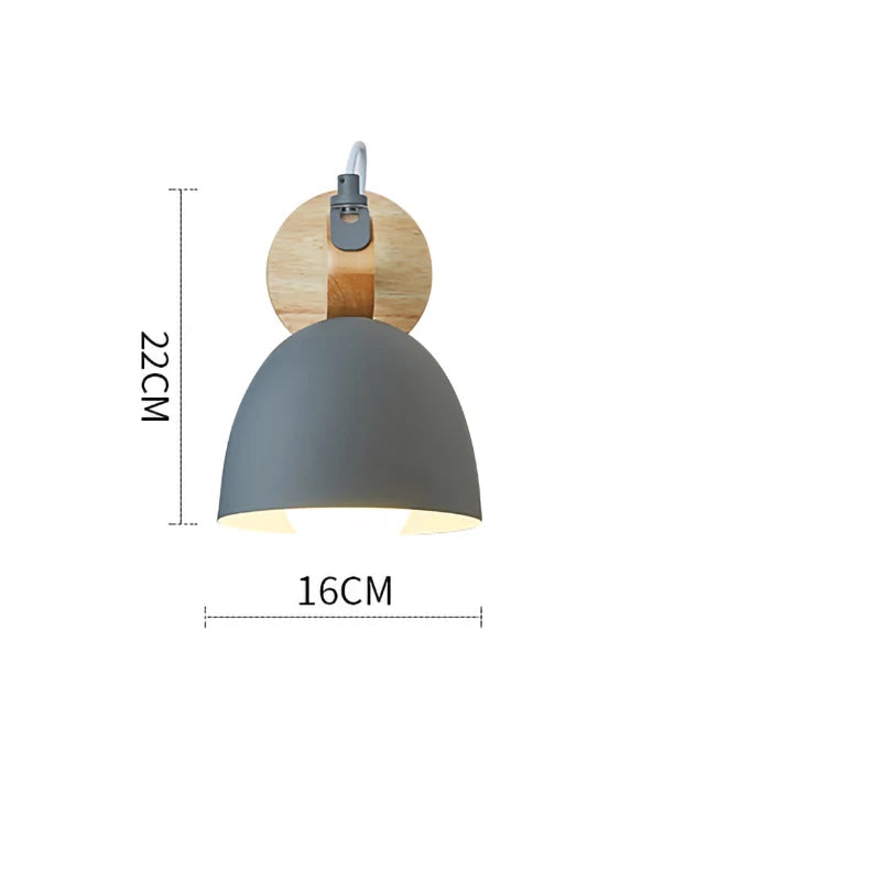Lámpara de Pared LED Nordic de Diseño Escandinavo con Iluminación Brillante y Eficiente – Ideal para Salas y Dormitorios 8