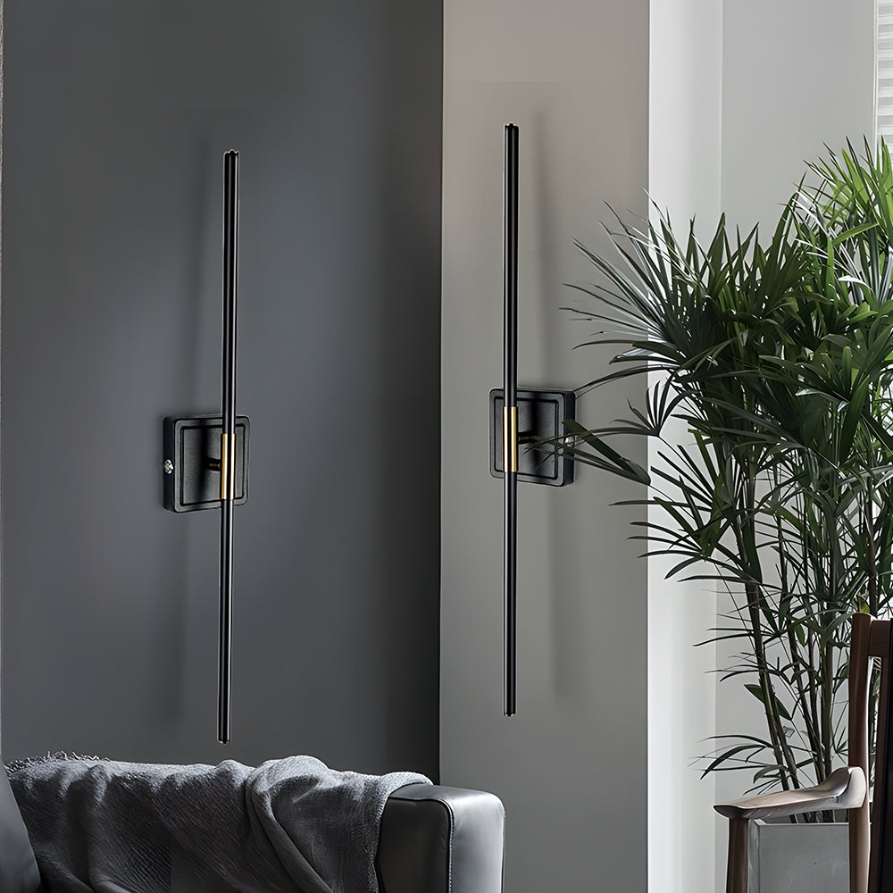 Lámpara de Pared LED Recargable de Hierro Negro Industrial - Set de 2, Control Remoto y Funciones de Temporizador 3
