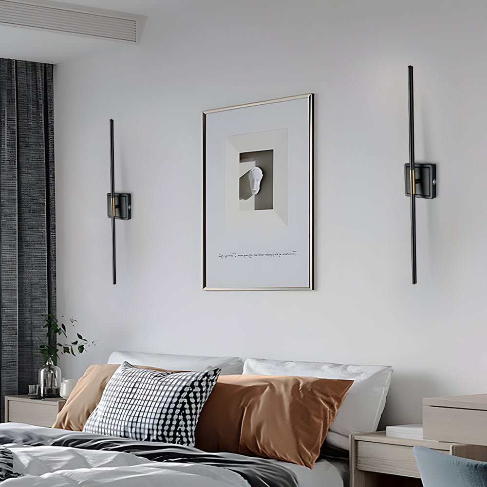 Lámpara de Pared LED Recargable de Hierro Negro Industrial - Set de 2, Control Remoto y Funciones de Temporizador 4