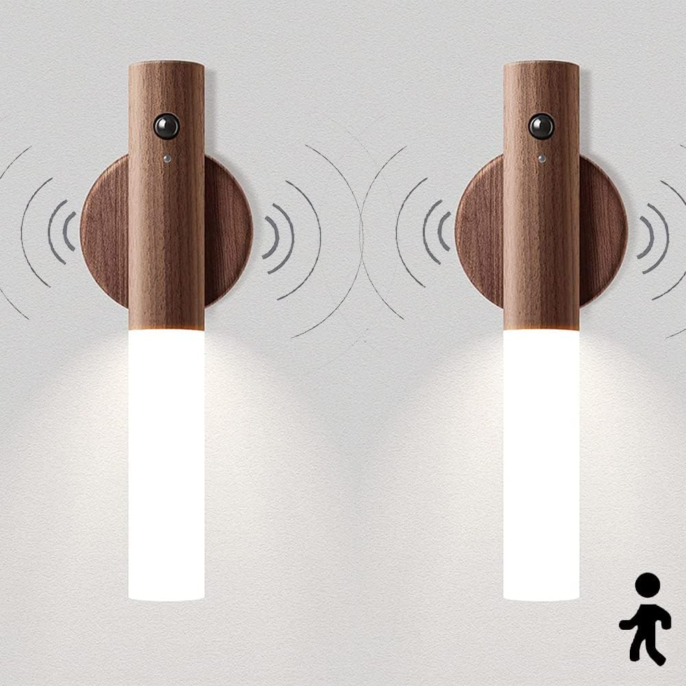 Lámpara de Pared LED con Sensor de Movimiento de Acrílico – Luz Nocturna Minimalista 0