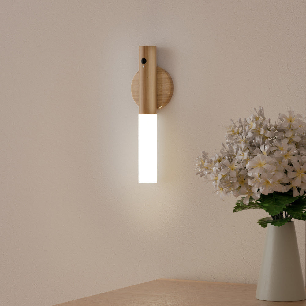 Lámpara de Pared LED con Sensor de Movimiento de Acrílico – Luz Nocturna Minimalista 9