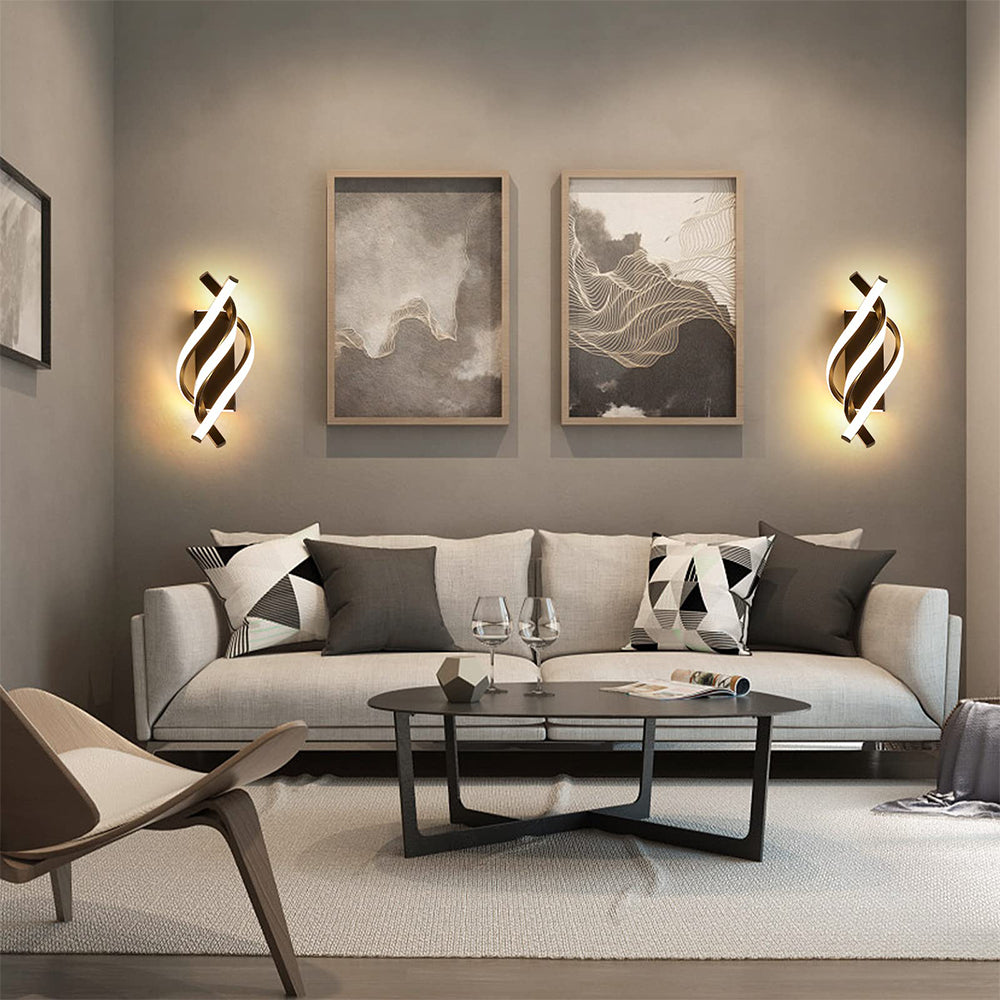 Lámpara de Pared LED de Aluminio Creativa y Moderna para Interiores 7