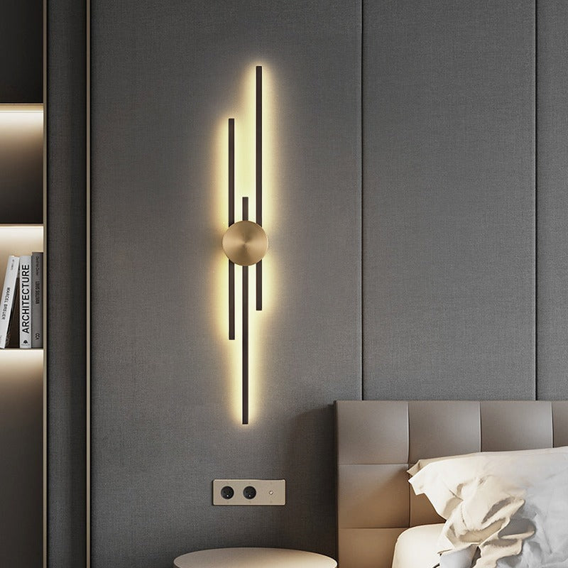 Lámpara de Pared LED de Hierro Contemporánea para Pasillo - Iluminación Eficiente y Estilo Moderno 0