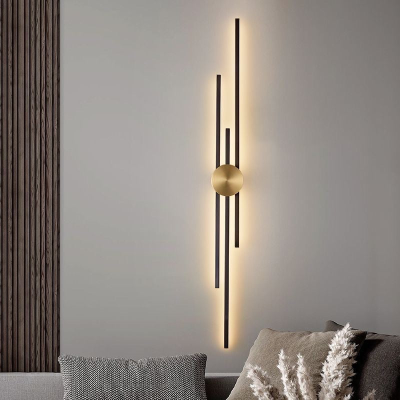 Lámpara de Pared LED de Hierro Contemporánea para Pasillo - Iluminación Eficiente y Estilo Moderno 1