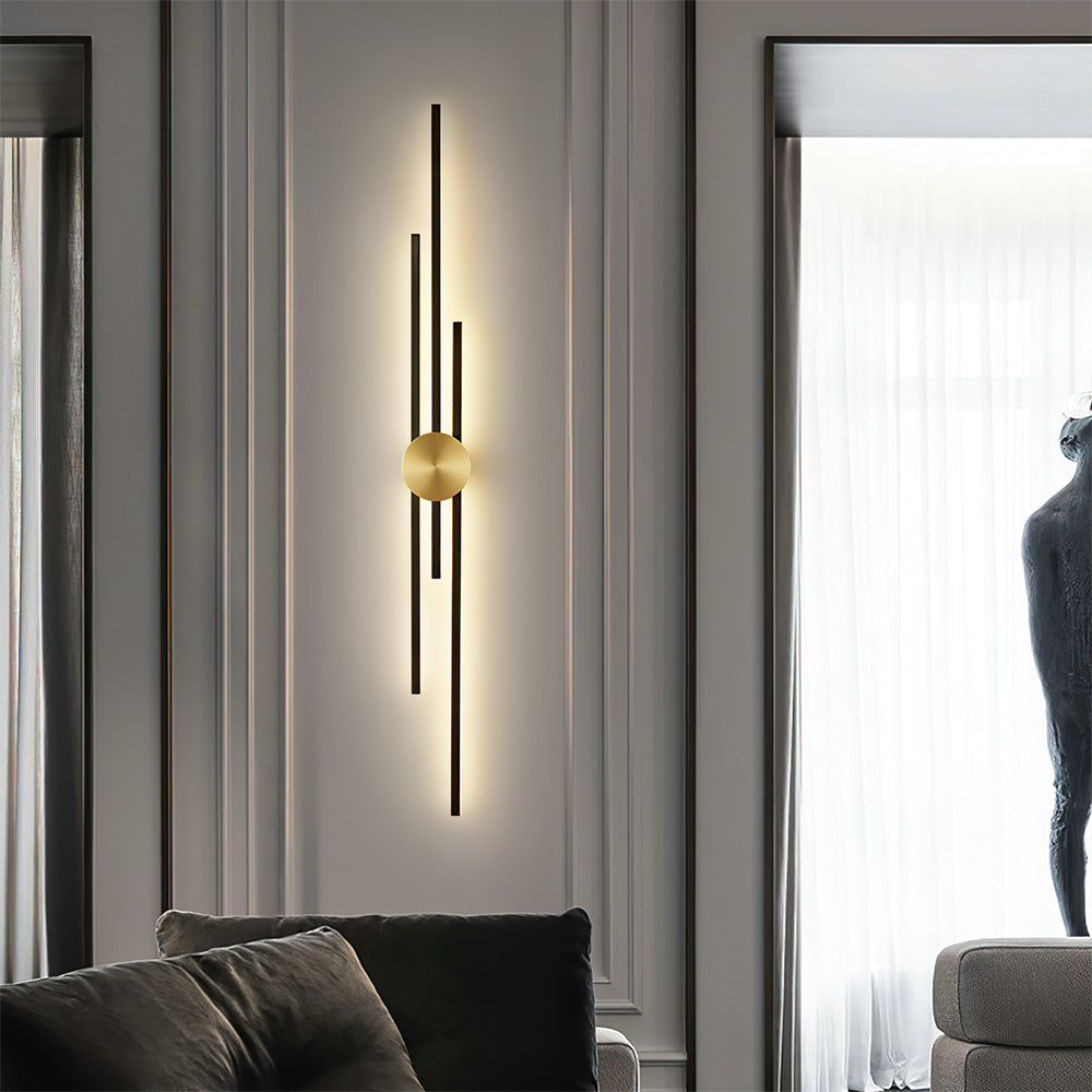 Lámpara de Pared LED de Hierro Contemporánea para Pasillo - Iluminación Eficiente y Estilo Moderno 2