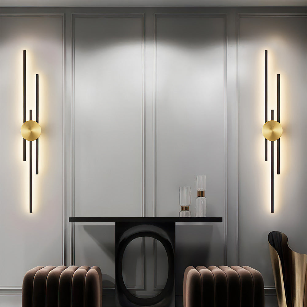 Lámpara de Pared LED de Hierro Contemporánea para Pasillo - Iluminación Eficiente y Estilo Moderno 3