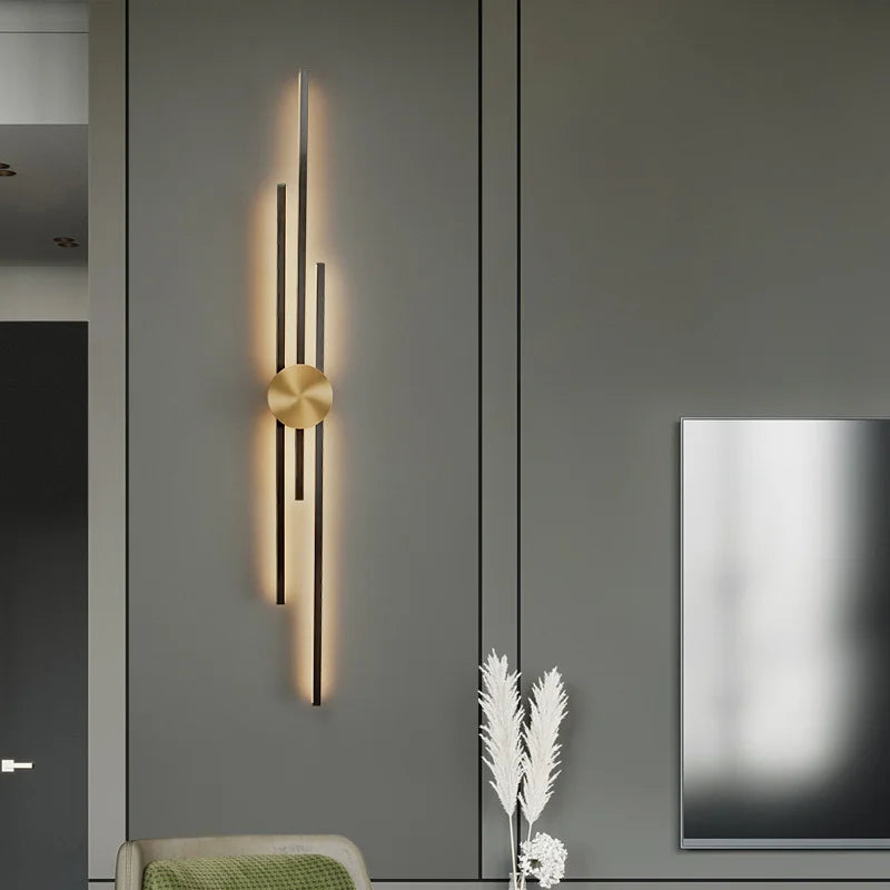 Lámpara de Pared LED de Hierro Contemporánea para Pasillo - Iluminación Eficiente y Estilo Moderno 4