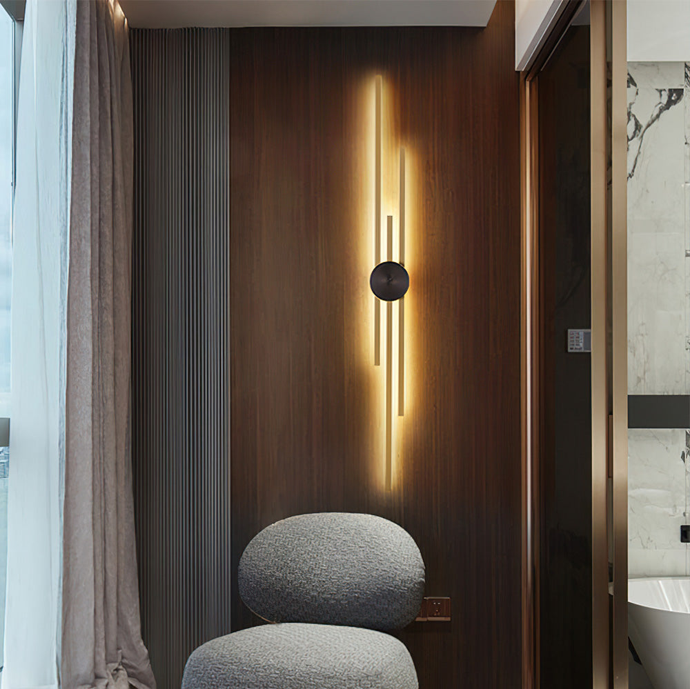 Lámpara de Pared LED de Hierro Contemporánea para Pasillo - Iluminación Eficiente y Estilo Moderno 8