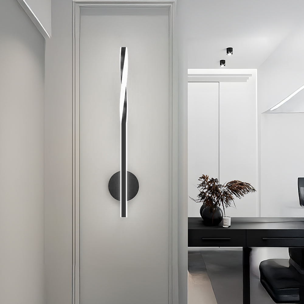 Lámpara de Pared LED de Hierro Estilo Contemporáneo para Sala de Estar 5