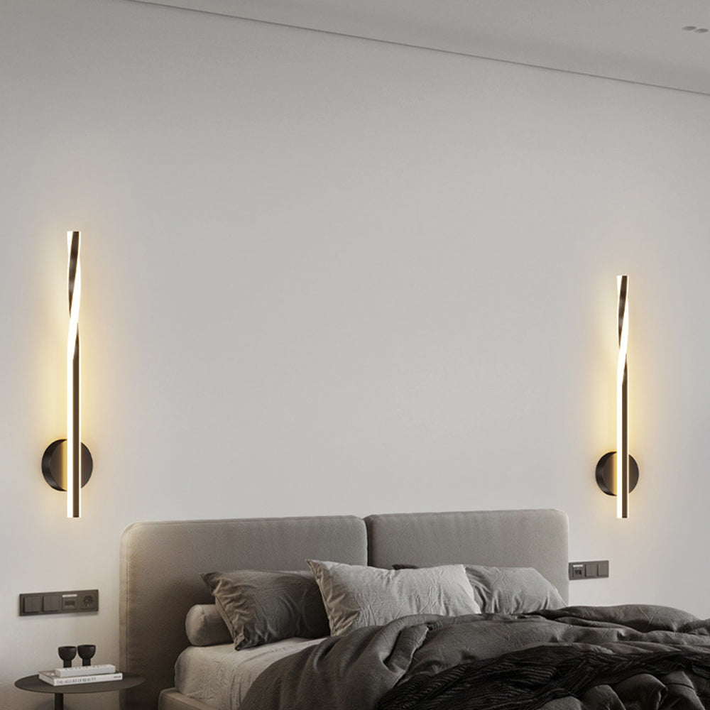 Lámpara de Pared LED de Hierro Estilo Contemporáneo para Sala de Estar 8