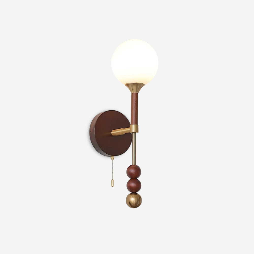 Lámpara de Pared Lolli con Diseño Escultural y Esfera de Vidrio Fosco – Ideal para Interiores Modernos 8