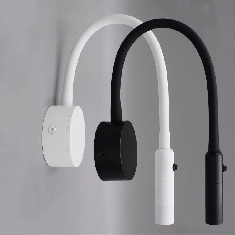 Lámpara de Pared Minimalista con Luz LED Ajustable para Lectura – Aplique Pared Eficiente y Compacto en Aluminio 1
