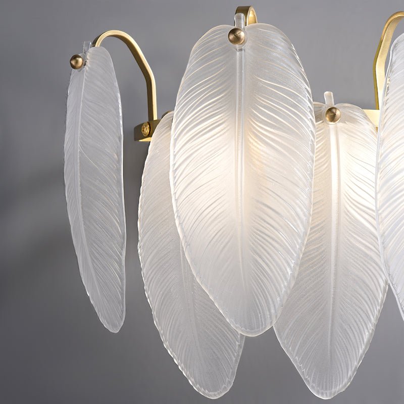 Lámpara de Pared Moderna Cilíndrica en Oro y Vidrio Reforzado - Aplique Pared Elegante para Interiores 3
