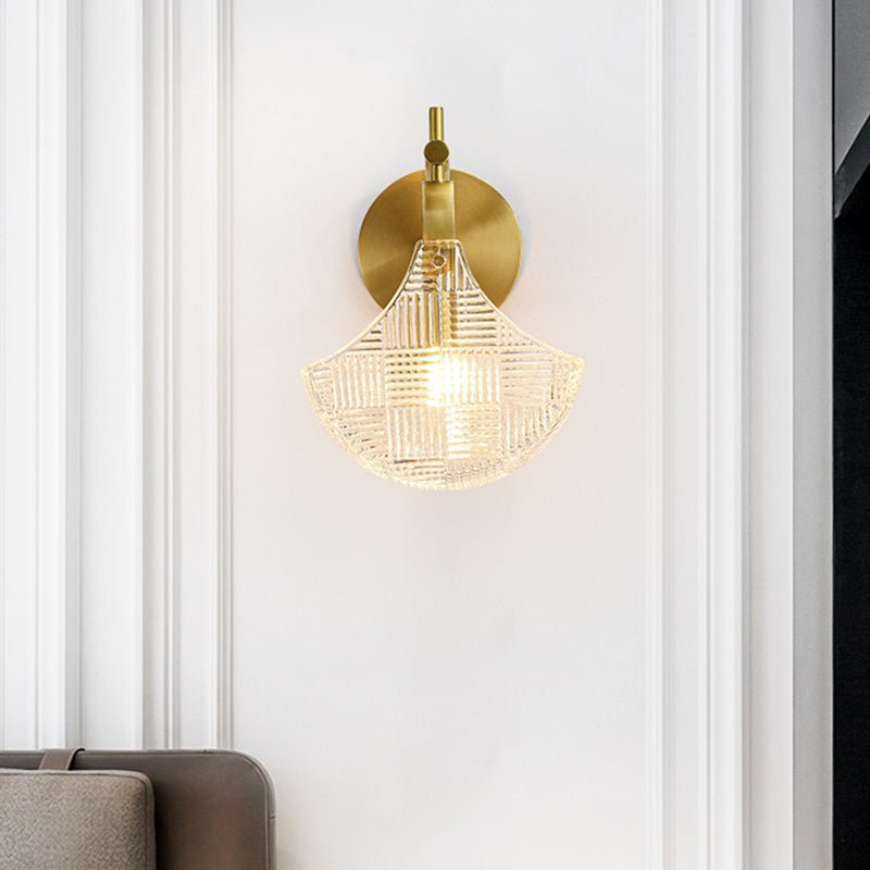 Lámpara de Pared Moderna Nórdica en Bronce, Aplique Pared de 25 cm, Compatible con Bombillas G9 3