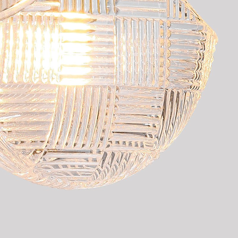 Lámpara de Pared Moderna Nórdica en Bronce, Aplique Pared de 25 cm, Compatible con Bombillas G9 4