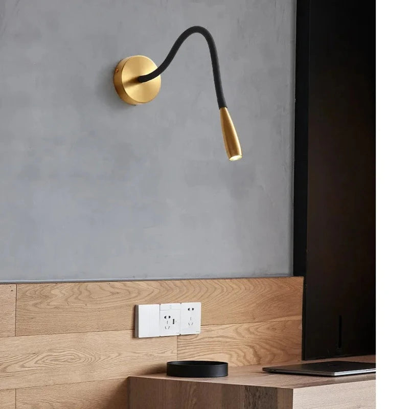 Lámpara de Pared Moderna con Brazo Ajustable – Iluminación Versátil para Hogar 0