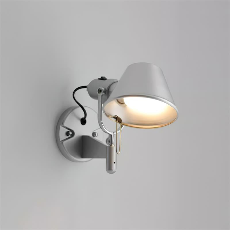 Lámpara de Pared Moderna con Brazo Ajustable y Acabado Metálico – Ideal para Iluminación de Lectura 0