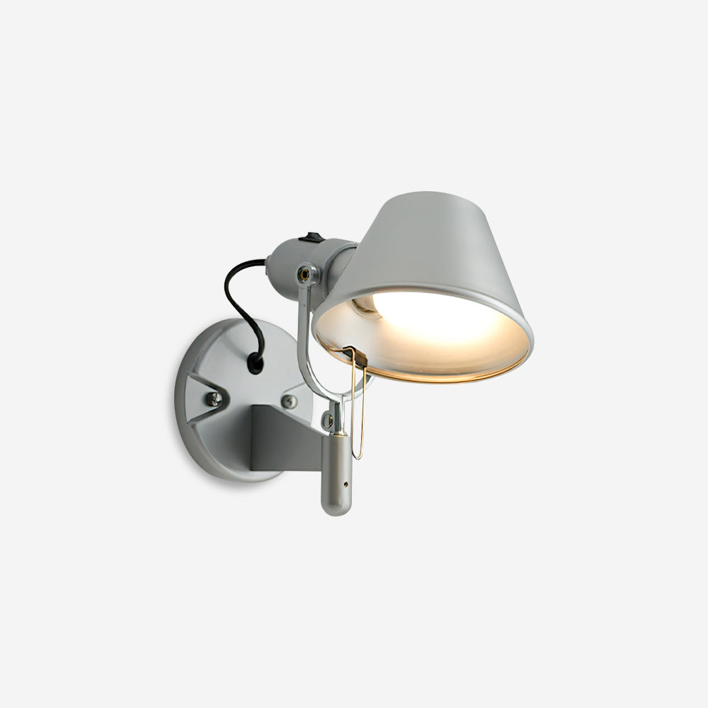 Lámpara de Pared Moderna con Brazo Ajustable y Acabado Metálico – Ideal para Iluminación de Lectura 1