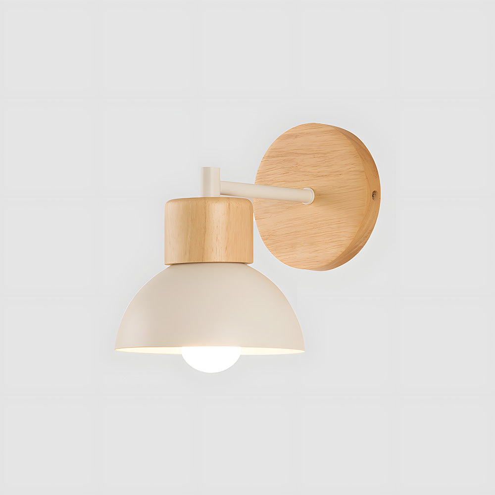 Lámpara de Pared Moderna de Madera para Dormitorio - Aplique Pared Elegante y Acogedor con Diseño Funcional 7
