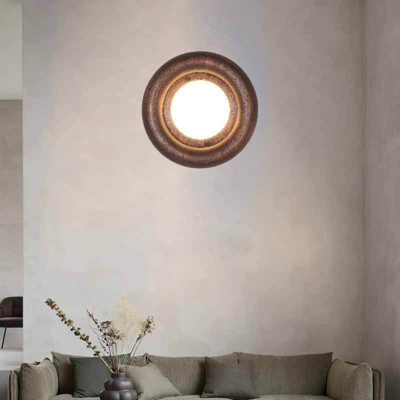 Lámpara de Pared Moderna de Madera y Acrílico con Luz LED Integrada – Aplique Pared Minimalista de 20 cm 0
