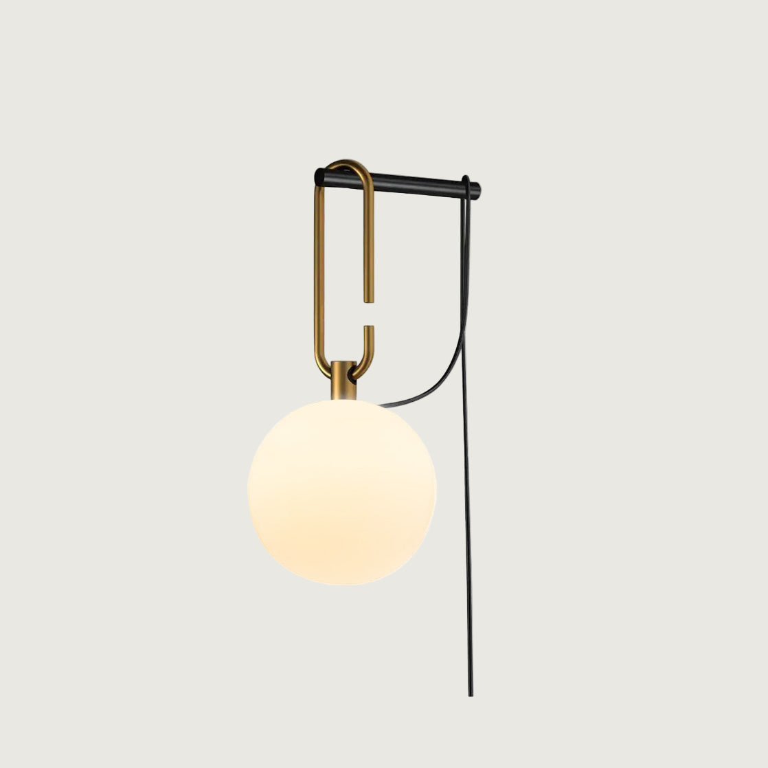 Lámpara de Pared Moderna de Metal y Vidrio con LED Integrado, Diseño Elegante y Sostenible, 20 cm Diámetro, Luz Cálida y Fría 0