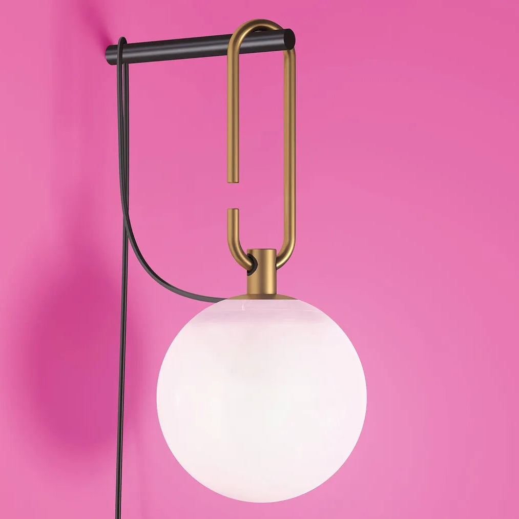 Lámpara de Pared Moderna de Metal y Vidrio con LED Integrado, Diseño Elegante y Sostenible, 20 cm Diámetro, Luz Cálida y Fría 4