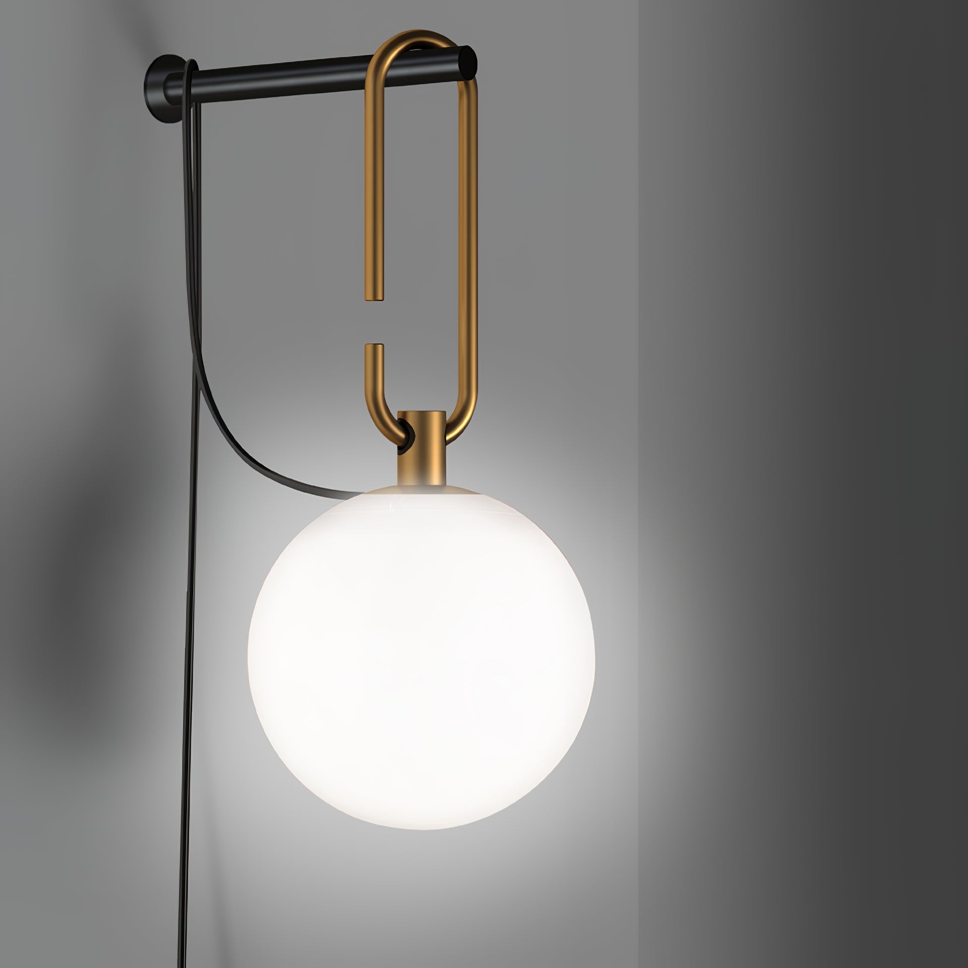 Lámpara de Pared Moderna de Metal y Vidrio con LED Integrado, Diseño Elegante y Sostenible, 20 cm Diámetro, Luz Cálida y Fría 5