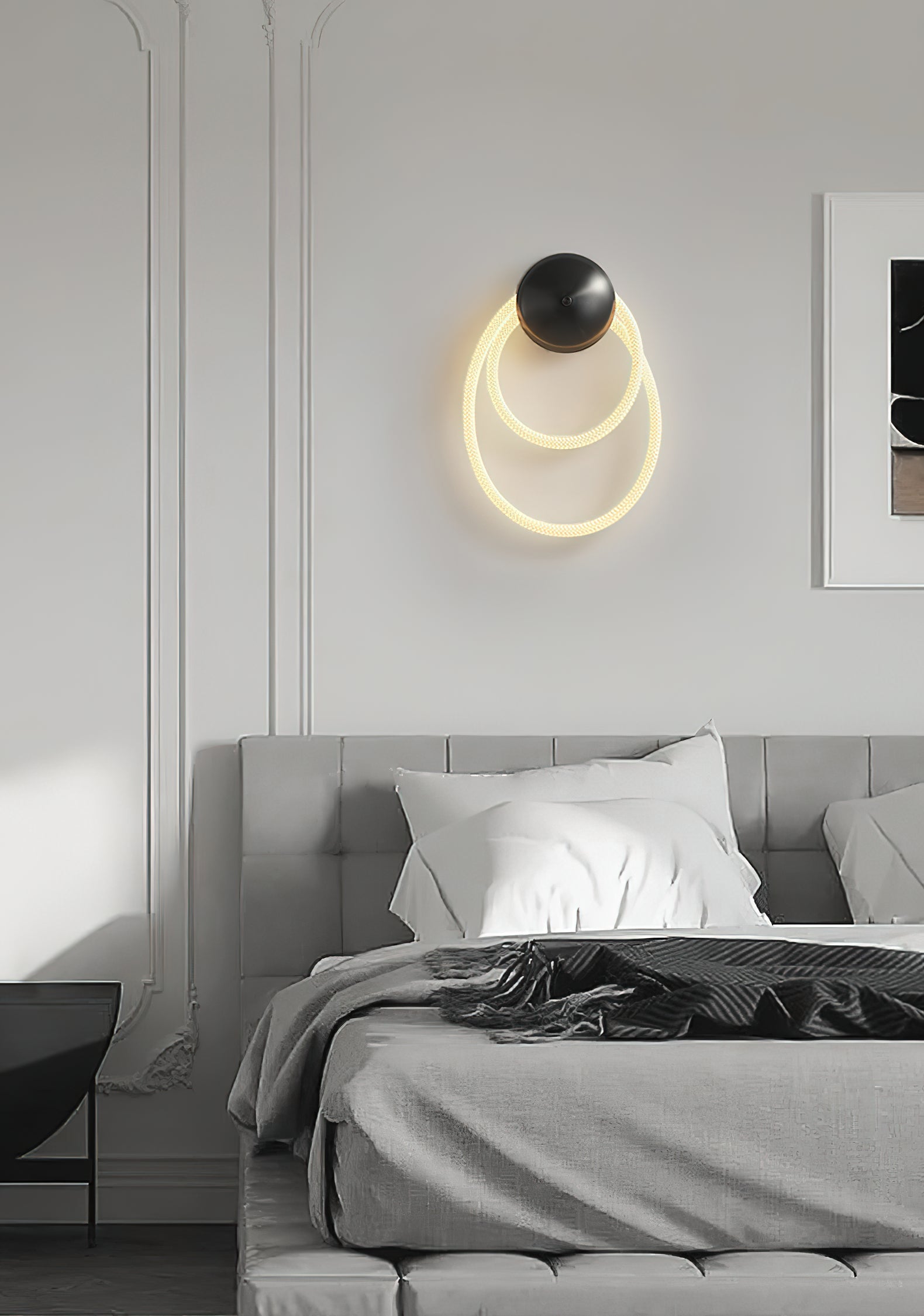 Lámpara de Pared Moderna de Silicona con Diseño Minimalista – Luz LED Integrada 4