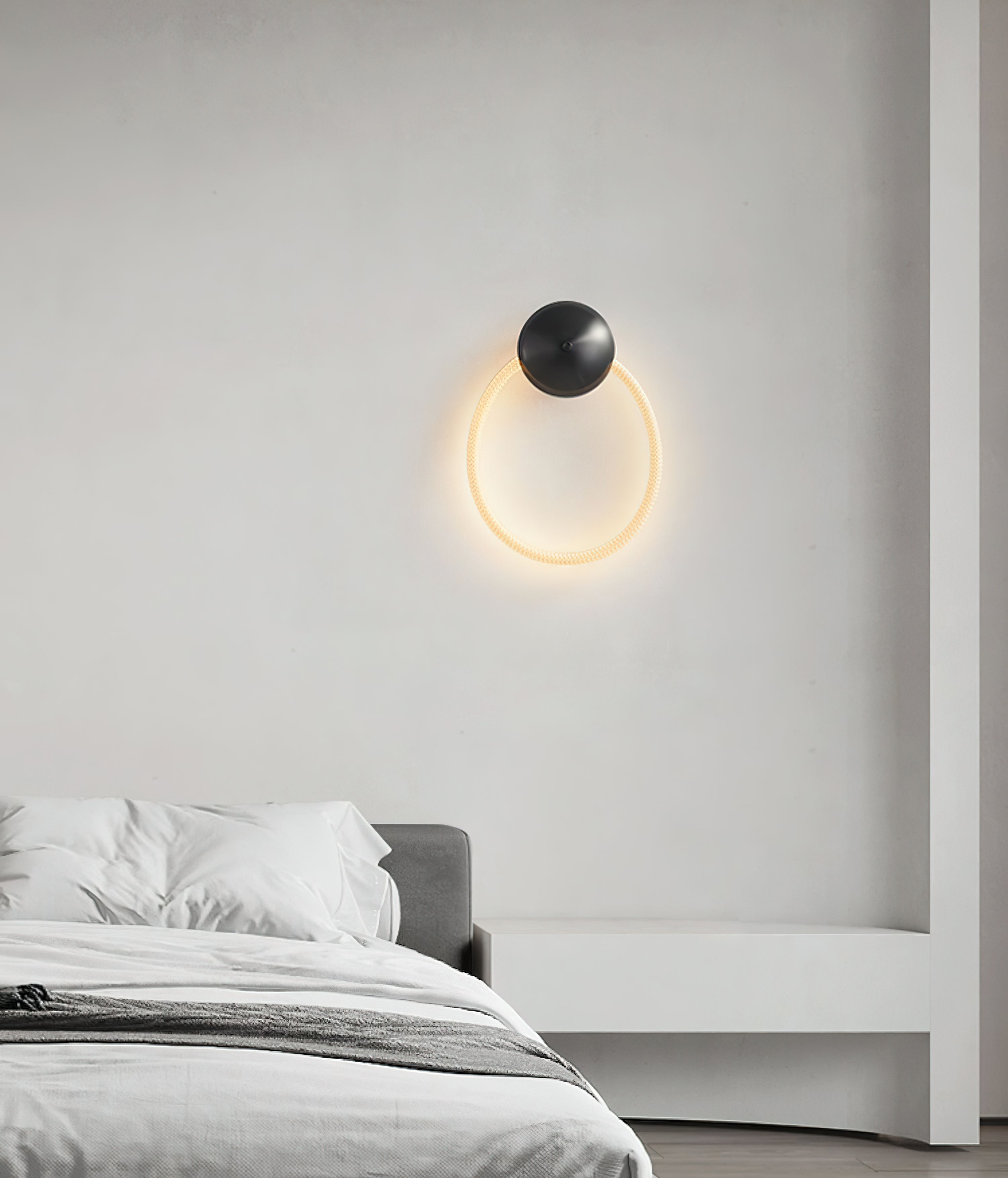 Lámpara de Pared Moderna de Silicona con Diseño Minimalista – Luz LED Integrada 7