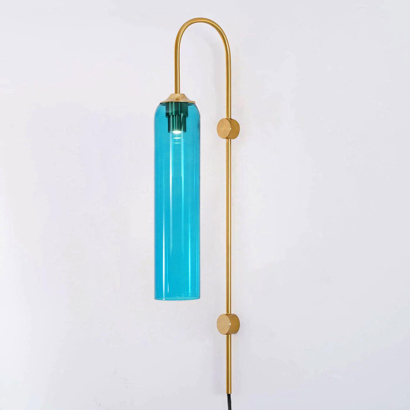 Lámpara de Pared Moderna de Vidrio con Acabados en Negro y Oro – Diseño Elegante y Sofisticado 15