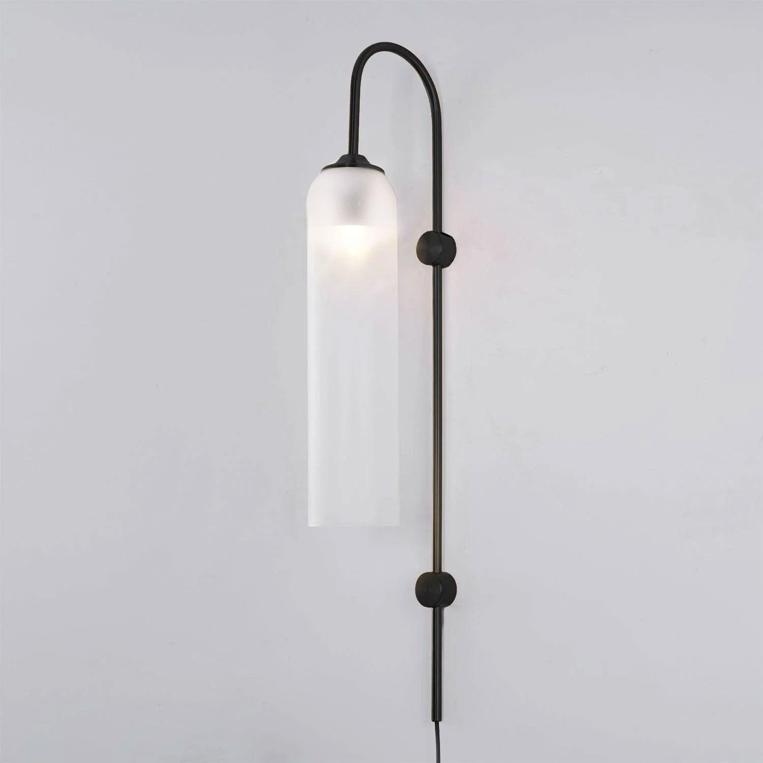Lámpara de Pared Moderna de Vidrio con Acabados en Negro y Oro – Diseño Elegante y Sofisticado 17