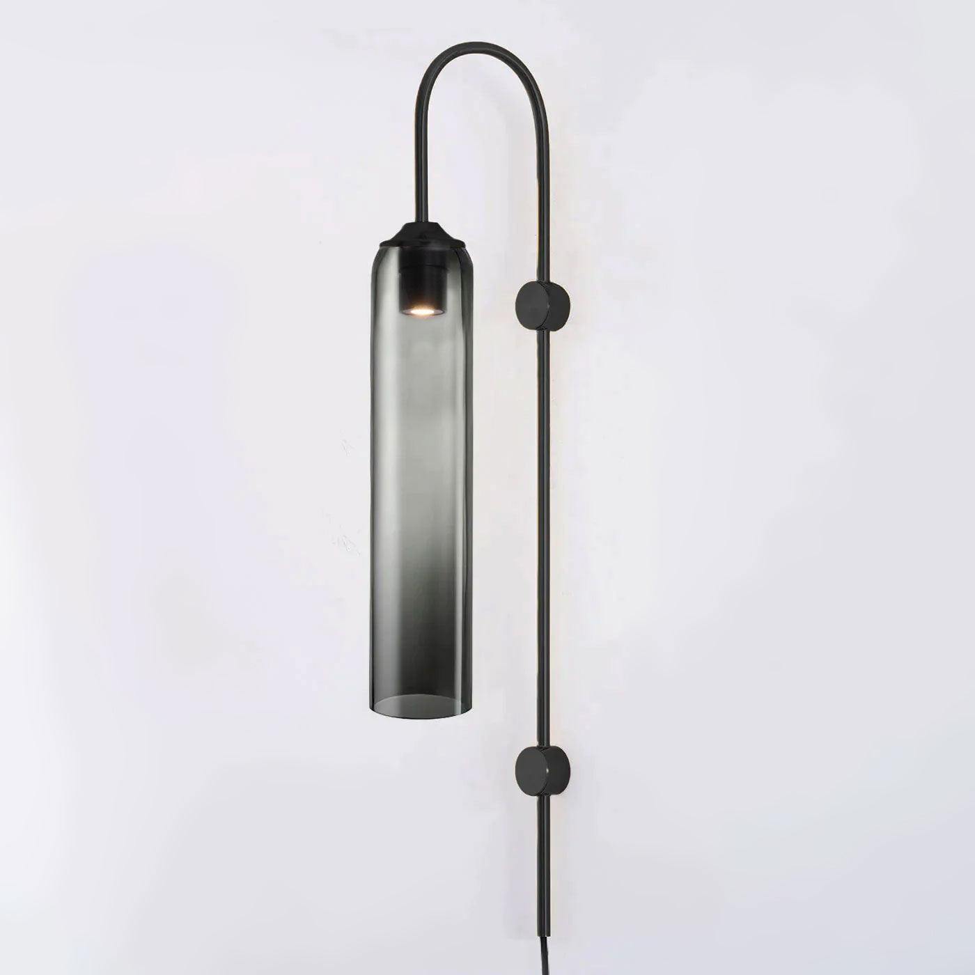 Lámpara de Pared Moderna de Vidrio con Acabados en Negro y Oro – Diseño Elegante y Sofisticado 19