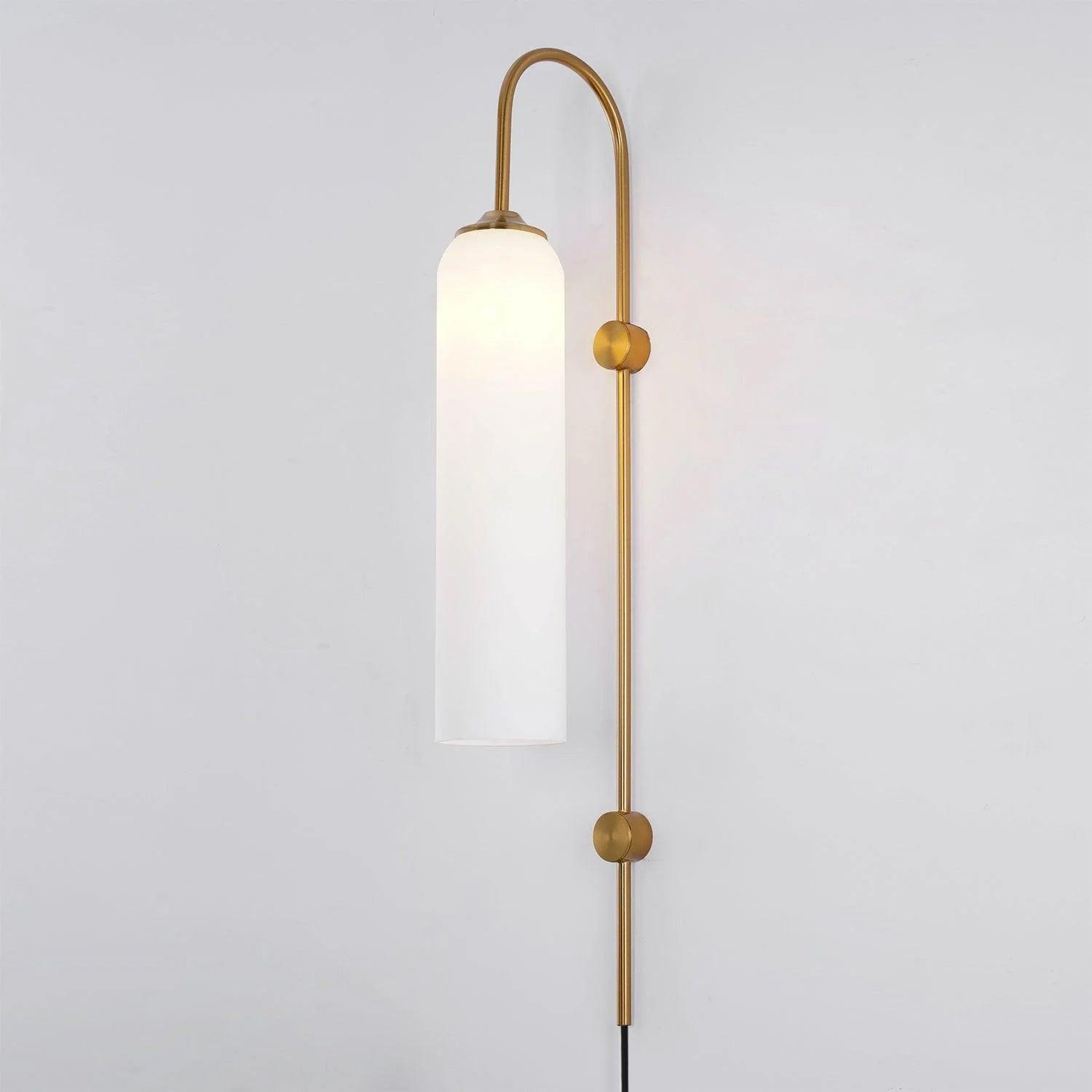 Lámpara de Pared Moderna de Vidrio con Acabados en Negro y Oro – Diseño Elegante y Sofisticado 21