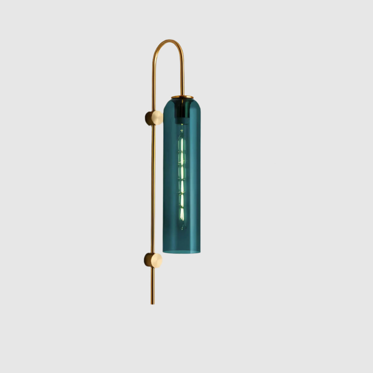 Lámpara de Pared Moderna de Vidrio y Hierro, Aplique Pared LED E27 con Diseño Elegante, Ideal para Decoración Interior 10