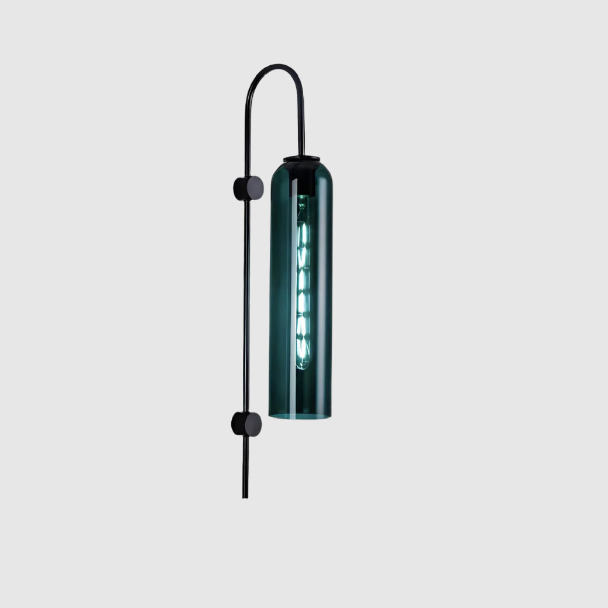 Lámpara de Pared Moderna de Vidrio y Hierro, Aplique Pared LED E27 con Diseño Elegante, Ideal para Decoración Interior 15