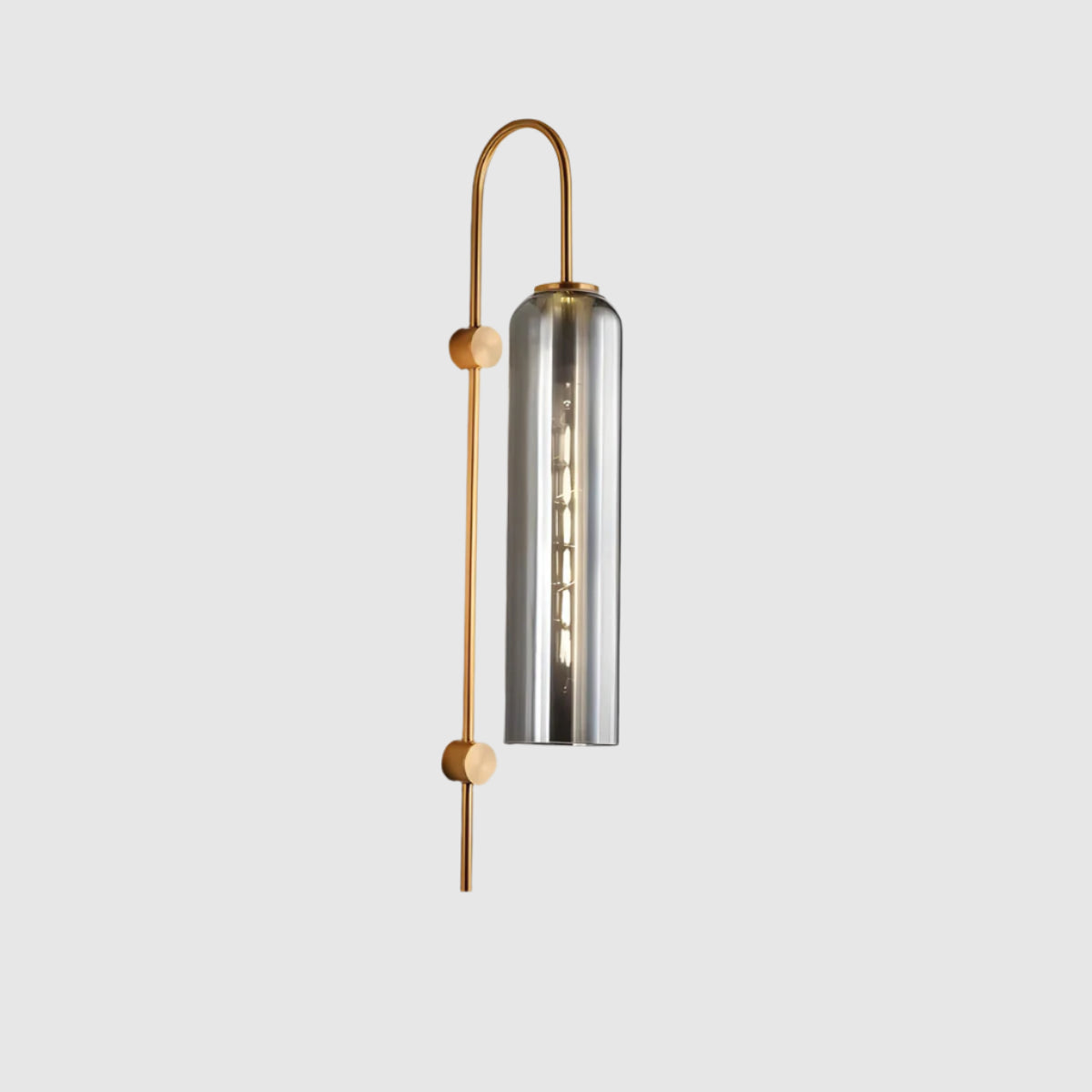 Lámpara de Pared Moderna de Vidrio y Hierro, Aplique Pared LED E27 con Diseño Elegante, Ideal para Decoración Interior 9