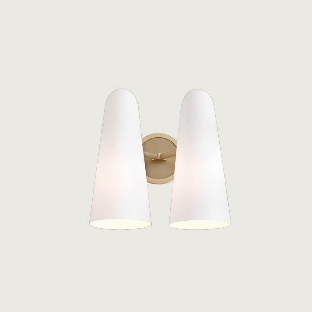 Lámpara de Pared Montfaucon de Bronce y Vidrio – Diseño Elegante para Iluminación Interior 1