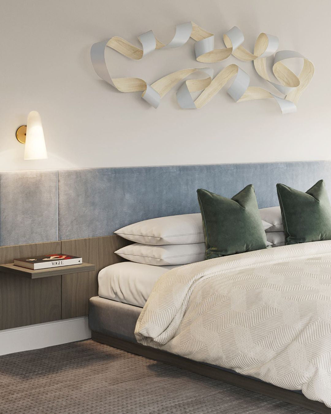 Lámpara de Pared Montfaucon de Bronce y Vidrio – Diseño Elegante para Iluminación Interior 3